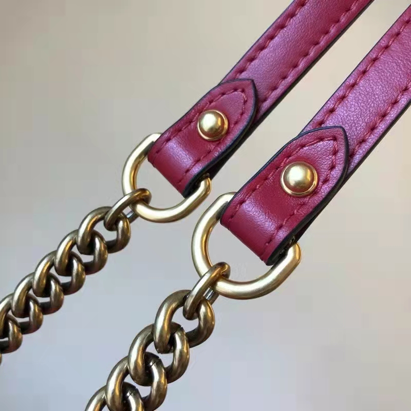 G*u*i gg women gg marmont matelassé mini bag red double g
