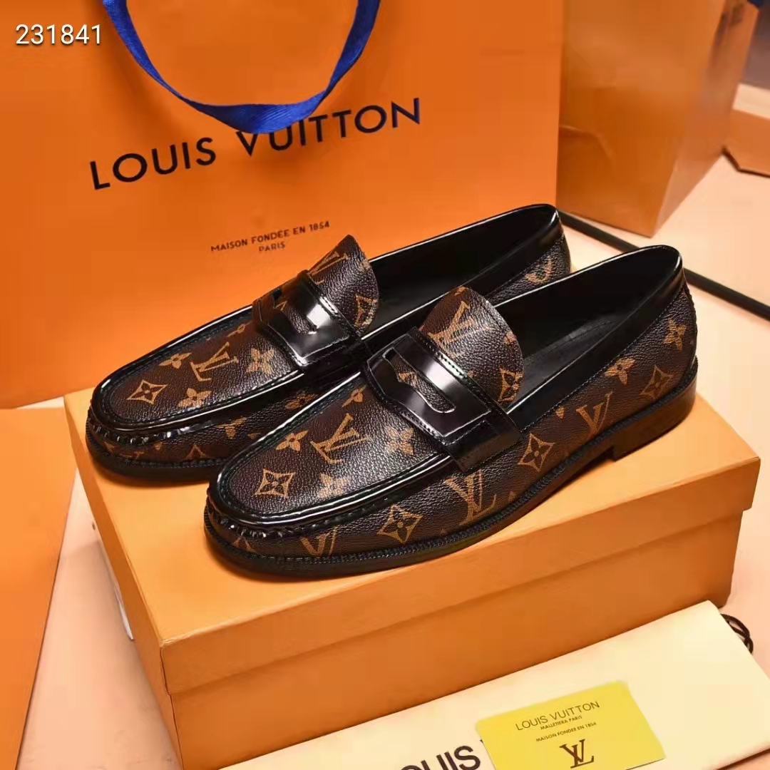 Louis Vuitton LV Men LVXNBA Loafer Ebene Monogram Canvas Blake Construction