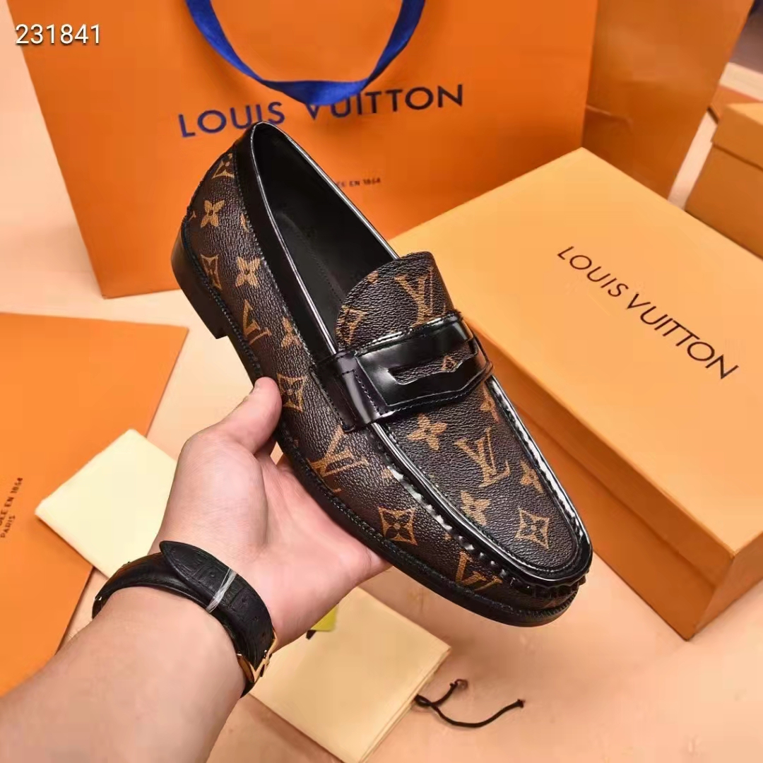 Louis Vuitton LV Men LVXNBA Loafer Ebene Monogram Canvas Blake Construction