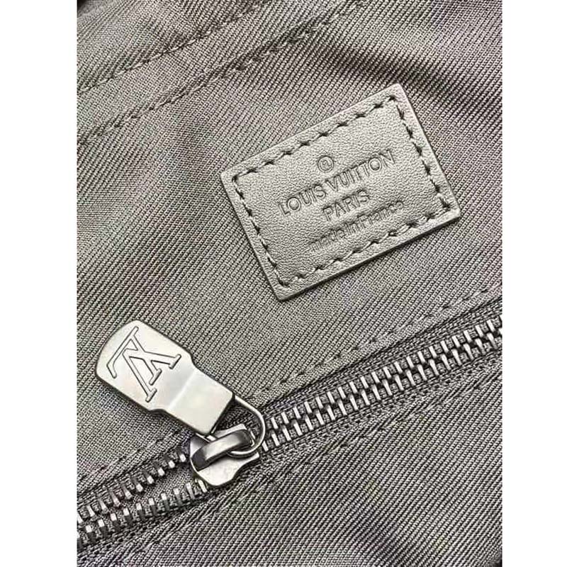 Louis Vuitton LV Unisex Discovery Backpack Black Monogram Shadow Calf Cowhide Leather