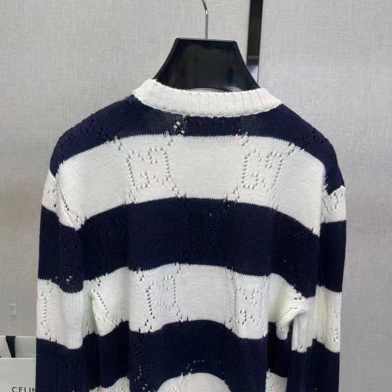 G*u*i gg men G*u*i tiger wool sweater embroidery tiger flower crewneck