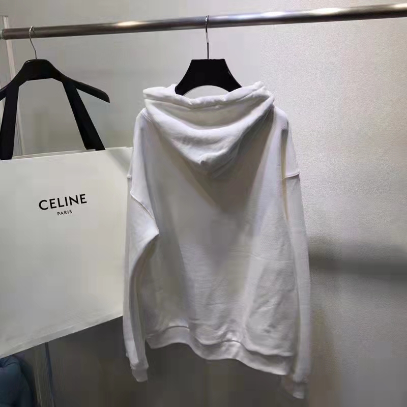 G*u*i men gg tiger hooded sweatshirt ivory felted cotton jersey fixed hood