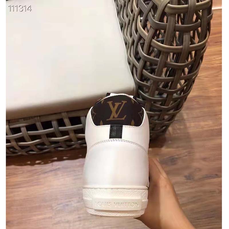 Louis Vuitton Unisex Charlie Sneaker Boot Cacao Brown Mix Recycled Bio-Based Materials