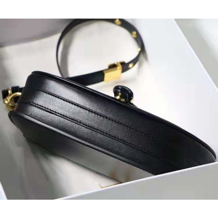 Dior Women CD Dior Bobby East-West Bag Black Box Calfskin