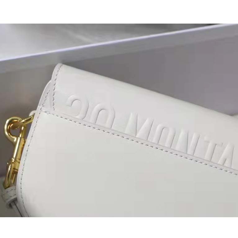Dior Women CD Dior Bobby East-West Bag Latte Box Calfskin