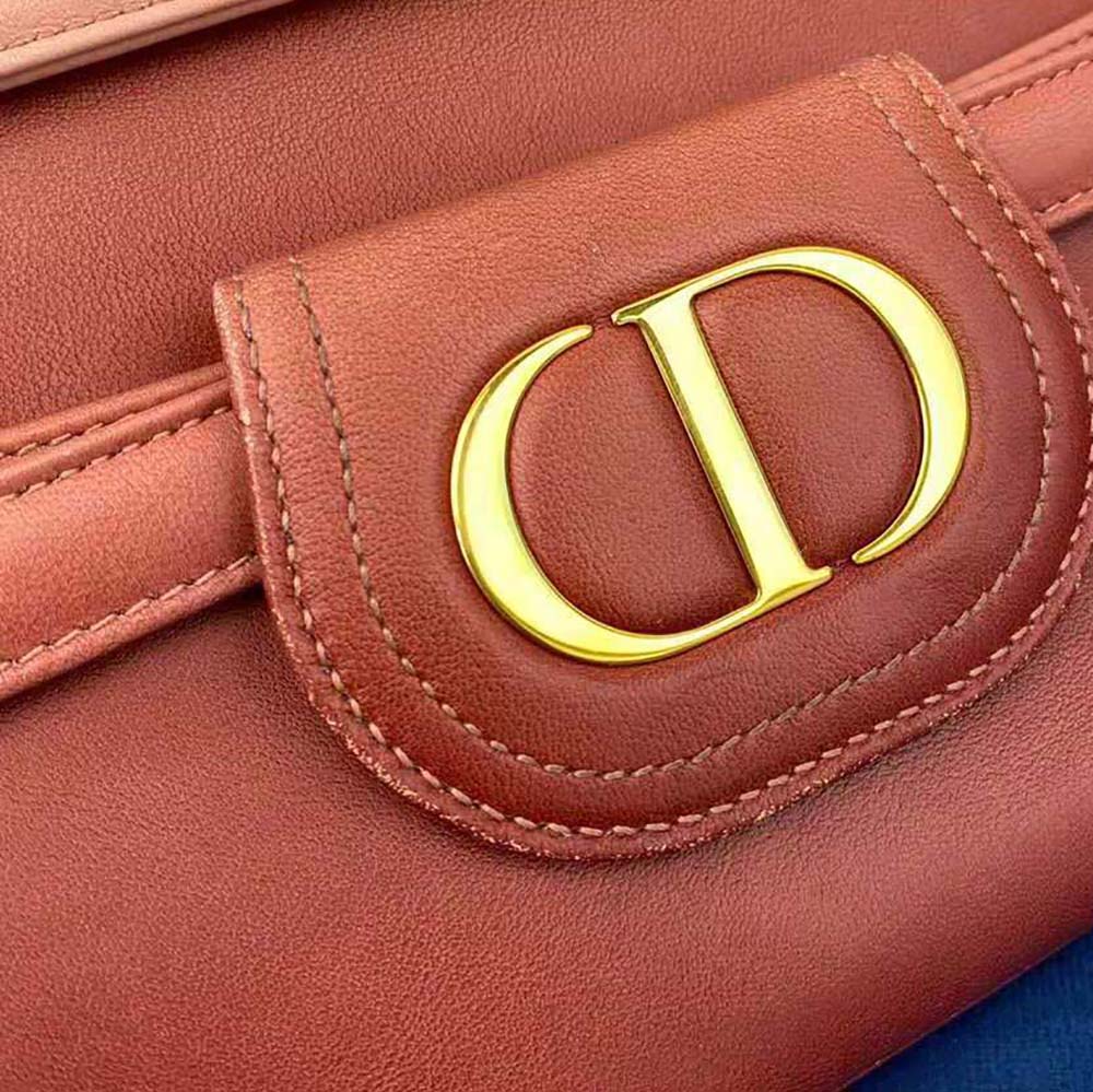 Dior Women Medium Diordouble Bag Pink Gradient Calfskin
