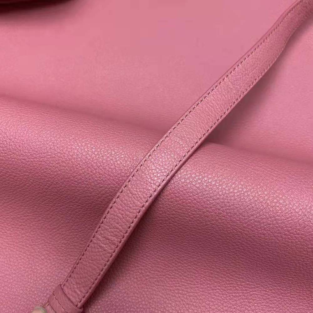Dior Women Micro Dior Caro Bag Yarrow Pink Supple Cannage Calfskin