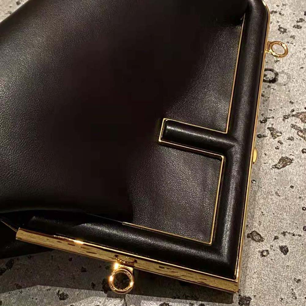 Fendi Women First Small Nappa Leather Bag-Black