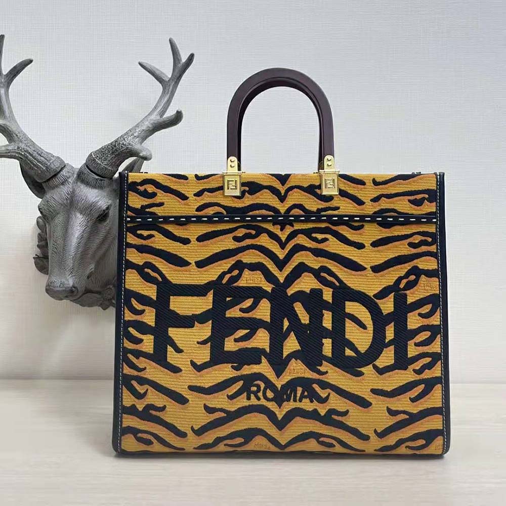 Fendi Women Sunshine Medium Shopper Bag from the Spring Festival Capsule Collection