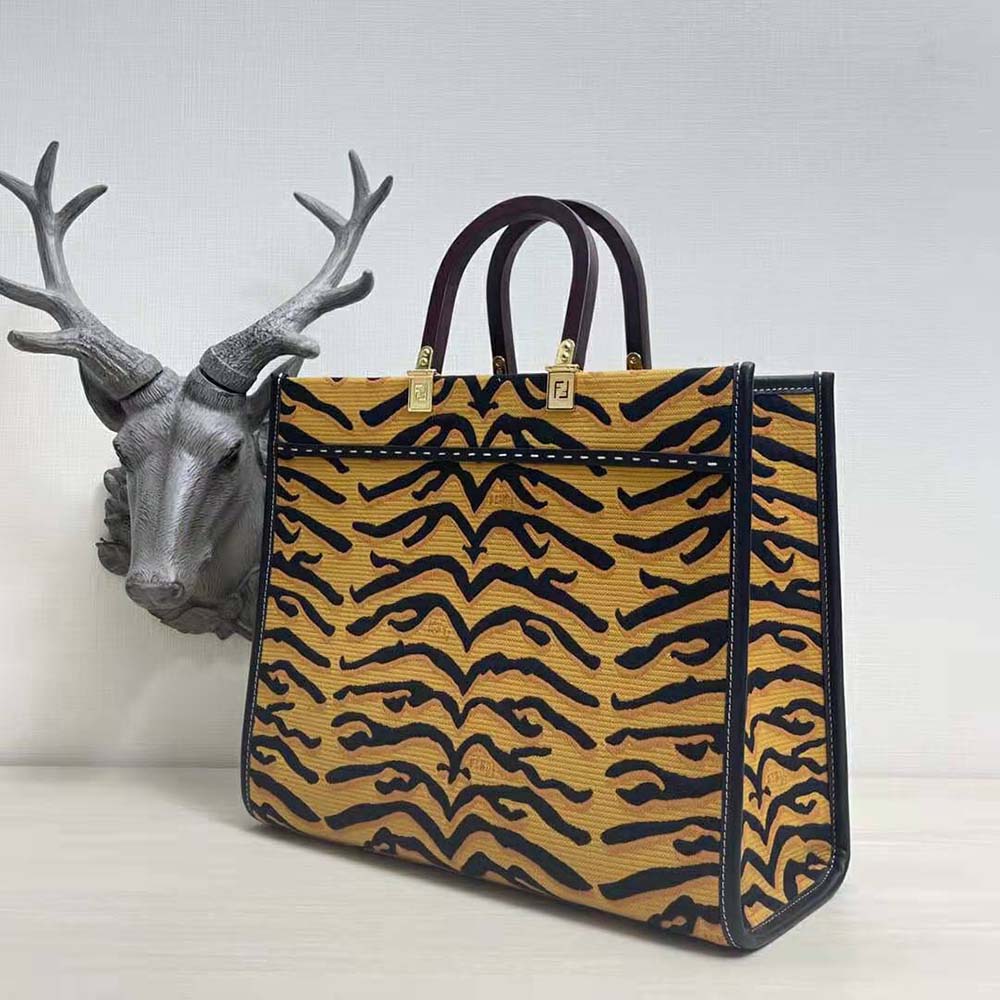 Fendi Women Sunshine Medium Shopper Bag from the Spring Festival Capsule Collection