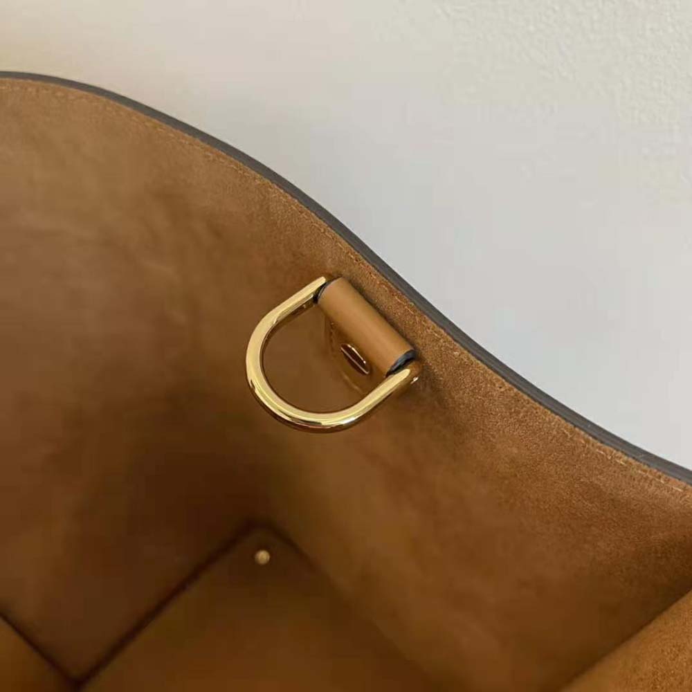 Fendi Women Way Medium Made of Camellia-Colored Leather Bag-Brown
