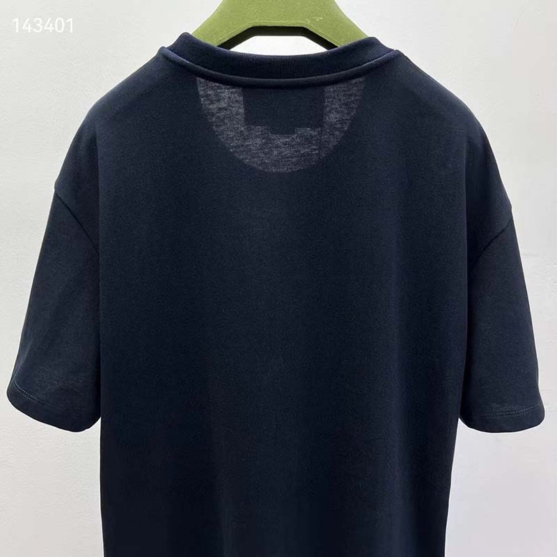G*u*i gg women cotton jersey ‘G*u*i firenze 1921’ t-shirt crewneck oversize fit