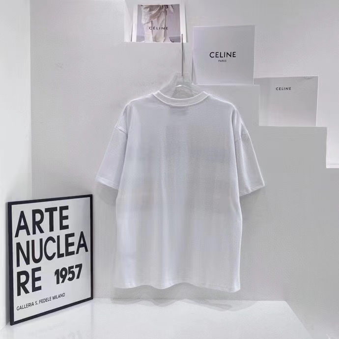 G*u*i gg men cotton t-shirt white cotton jersey crewneck oversize fit