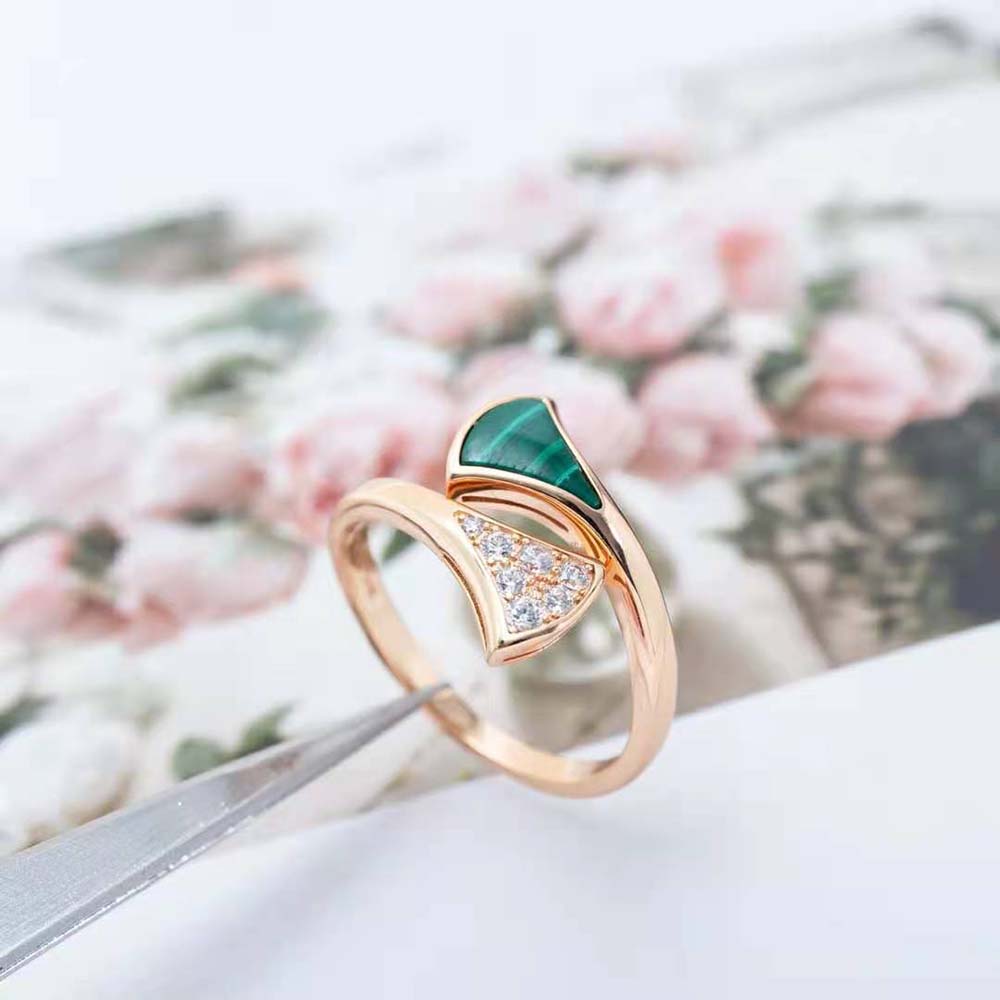 Bvlgari Women Divas Dream 18 KT Rose Gold Ring