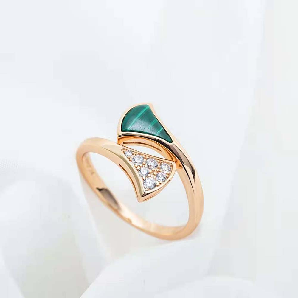 Bvlgari Women Divas Dream 18 KT Rose Gold Ring