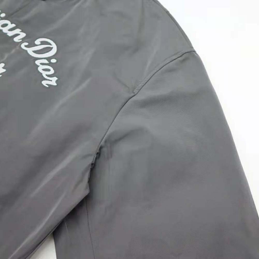 Dior Men Christian Dior Atelier Teddy Blouson Gray Technical Faille
