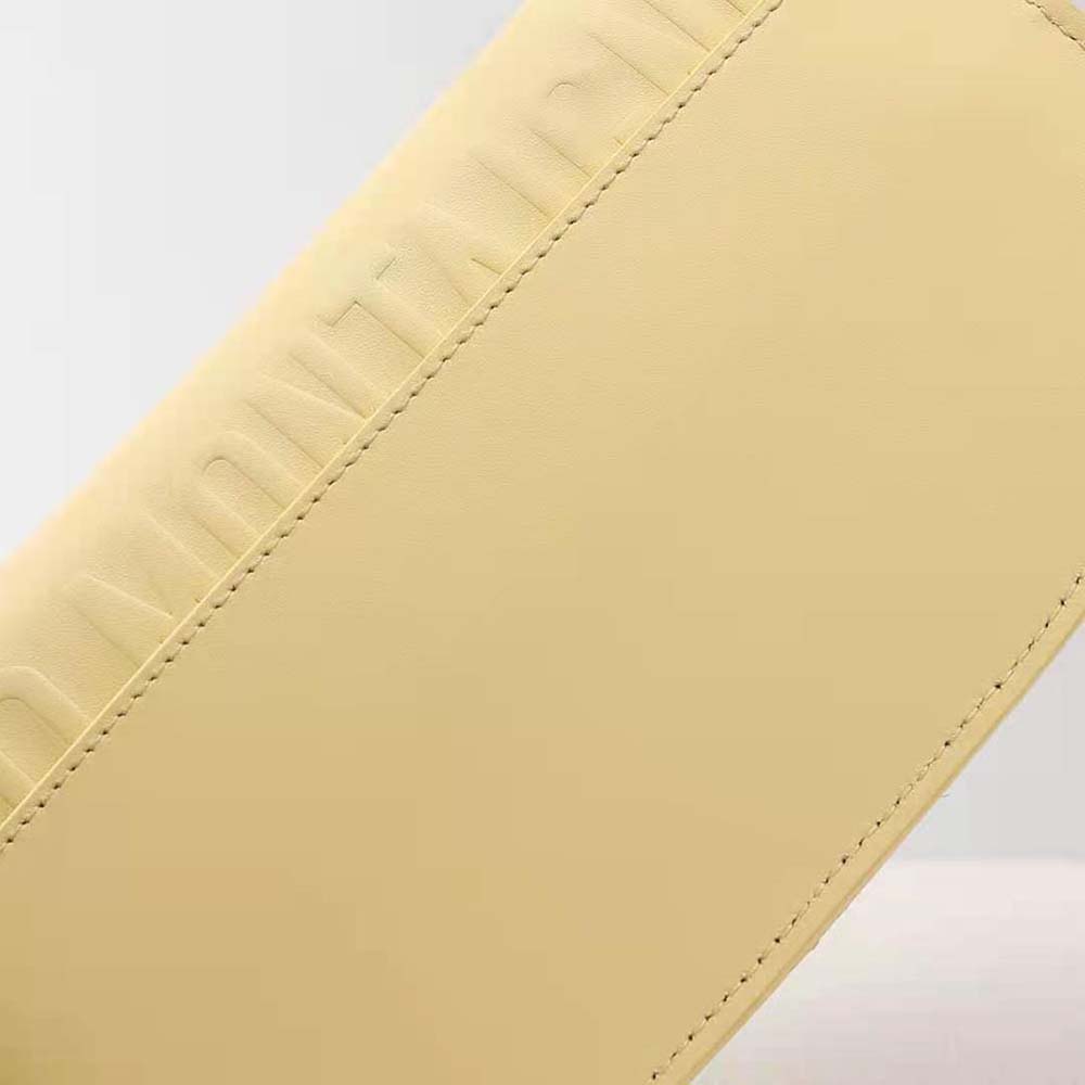 Dior Women Bobby East-West Bag Pale Yellow Box Calfskin
