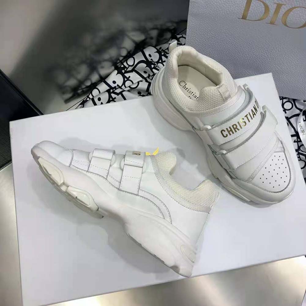 Dior Women D-wander Sneaker White Calfskin
