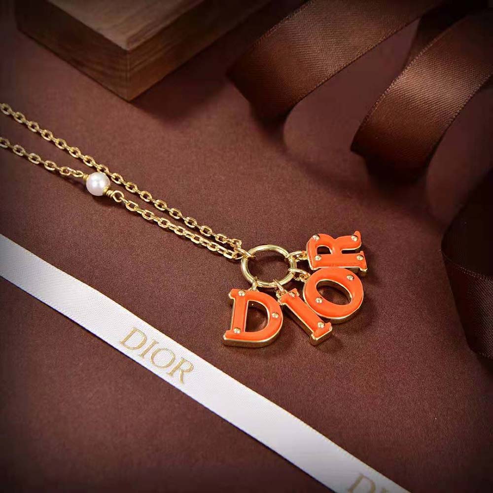 Dior Women Dio(r)evolution Necklace Gold-Finish Metal