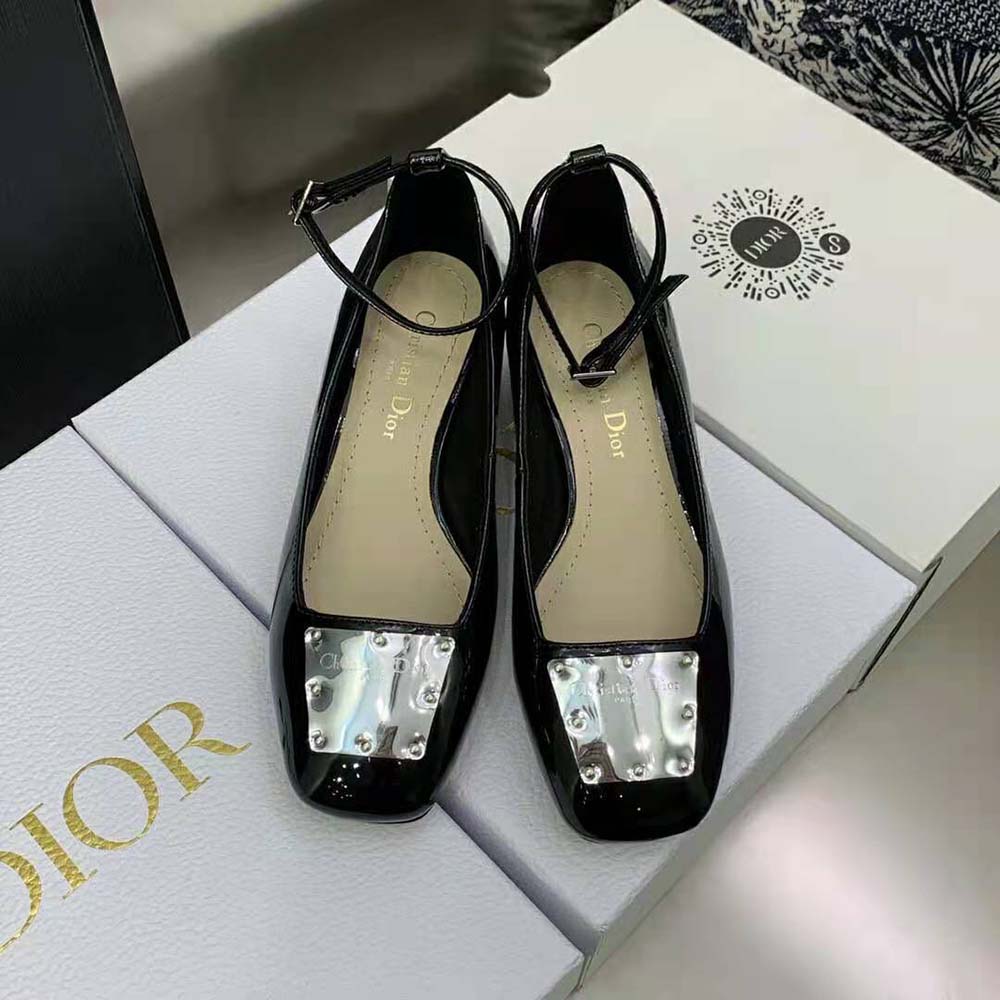 Dior Women La Parisienne Dior Pump Black Patent Calfskin
