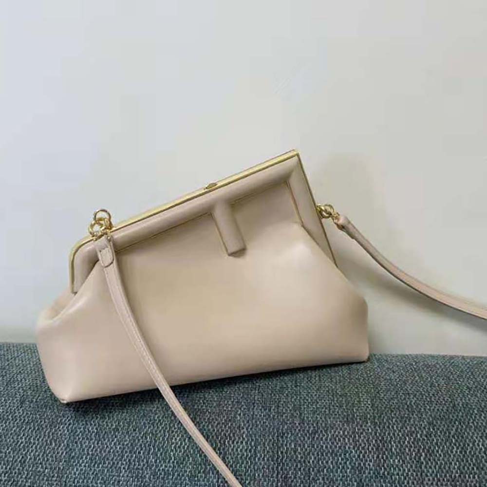 Fendi Women First Small Pink Leather Bag