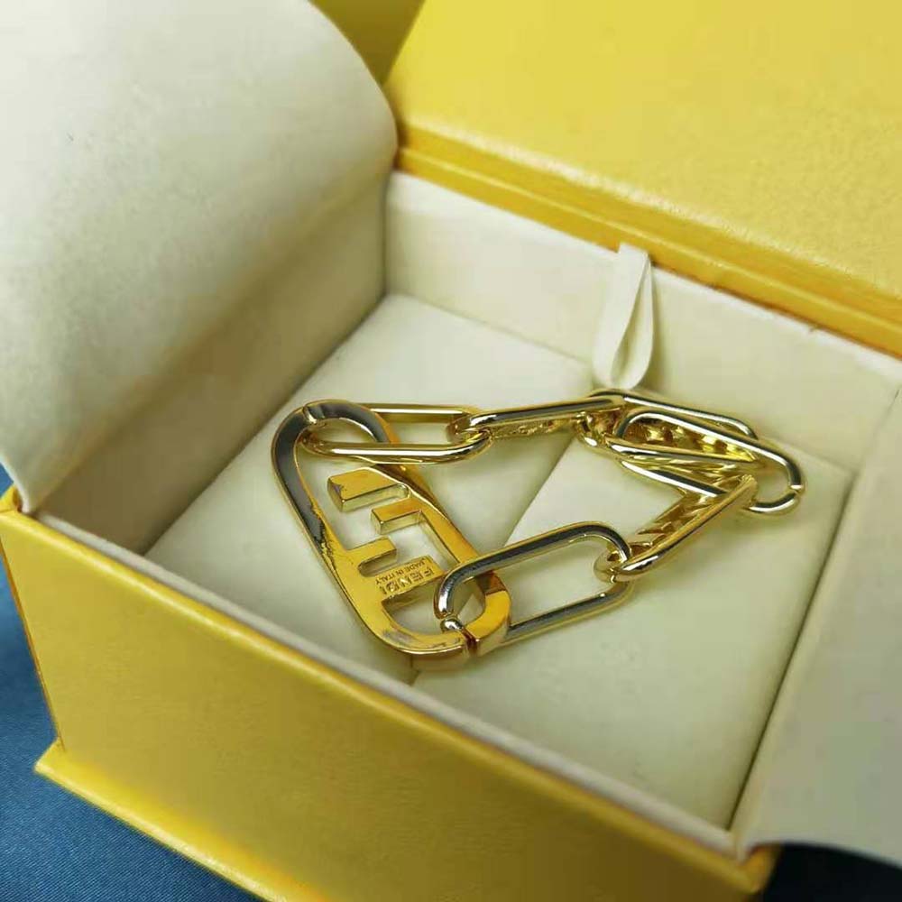 Fendi Women Olock Bracelet Gold-Colored