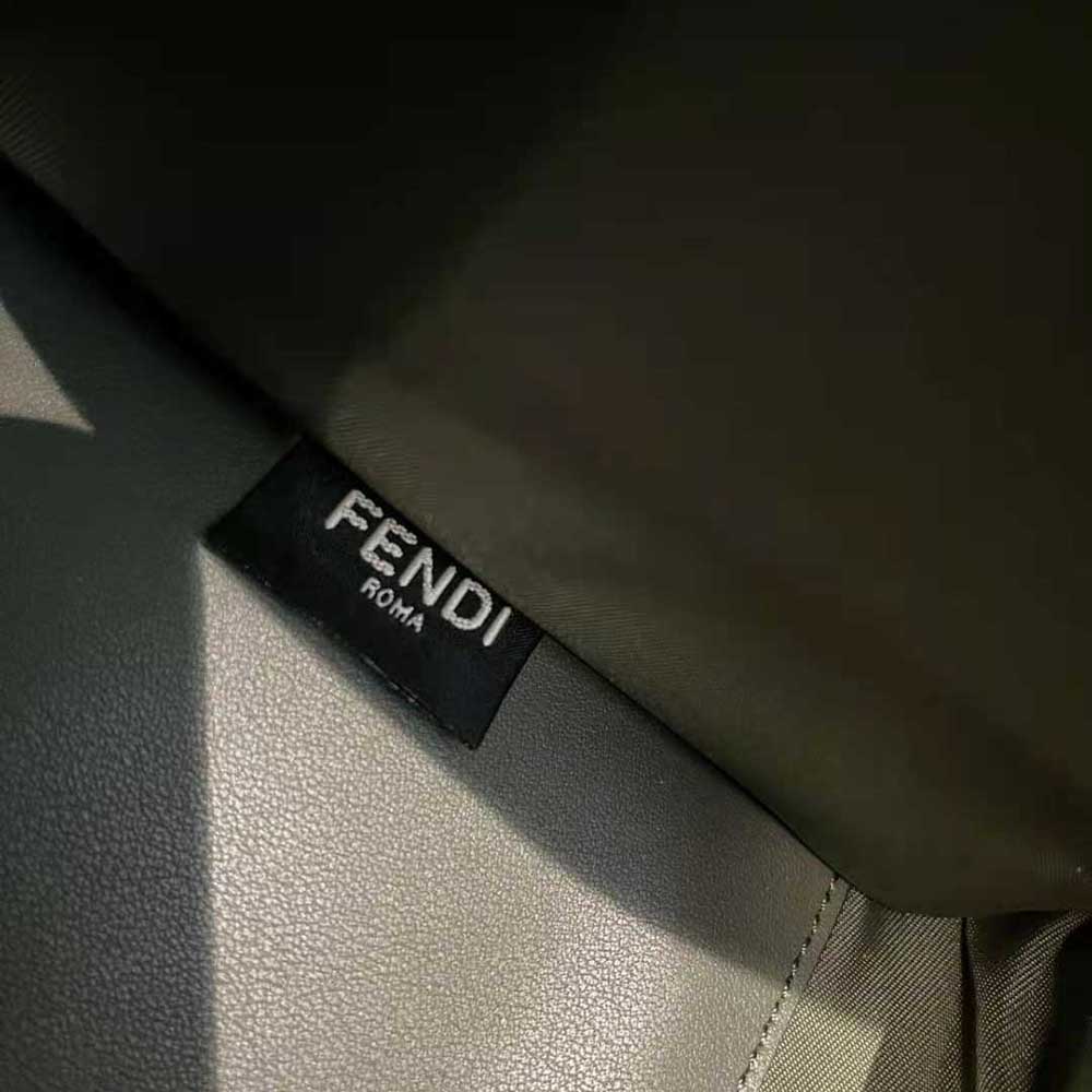 Fendi Women Sunshine Medium FF Fabric Shopper-Green