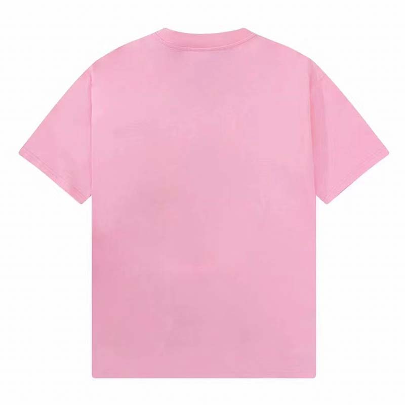 G*u*i gg women bananya cotton t-shirt pink jersey crewneck oversize fit