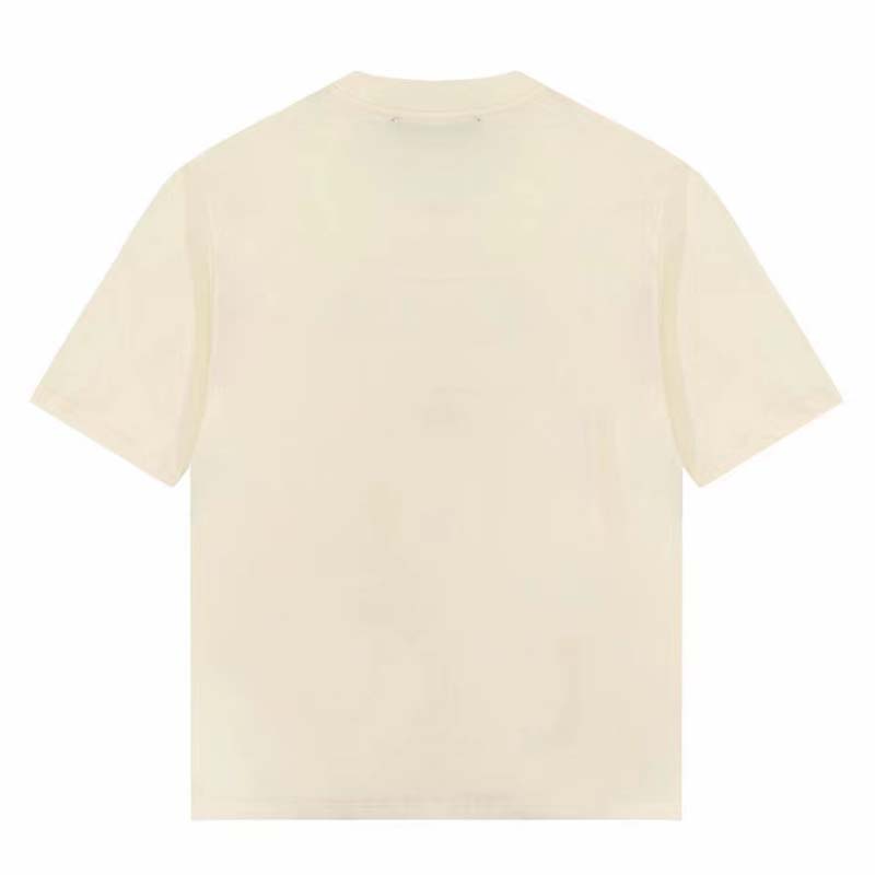G*u*i gg women cotton t-shirt white cotton jersey crewneck oversize