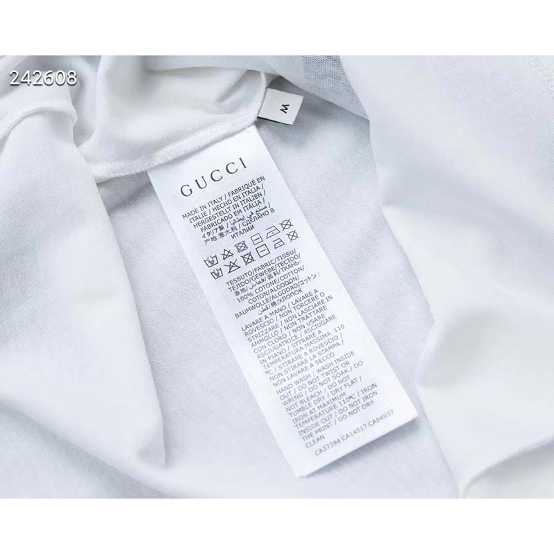 G*u*i gg women crystal 1921 G*u*i cotton t-shirt crewneck oversize fit