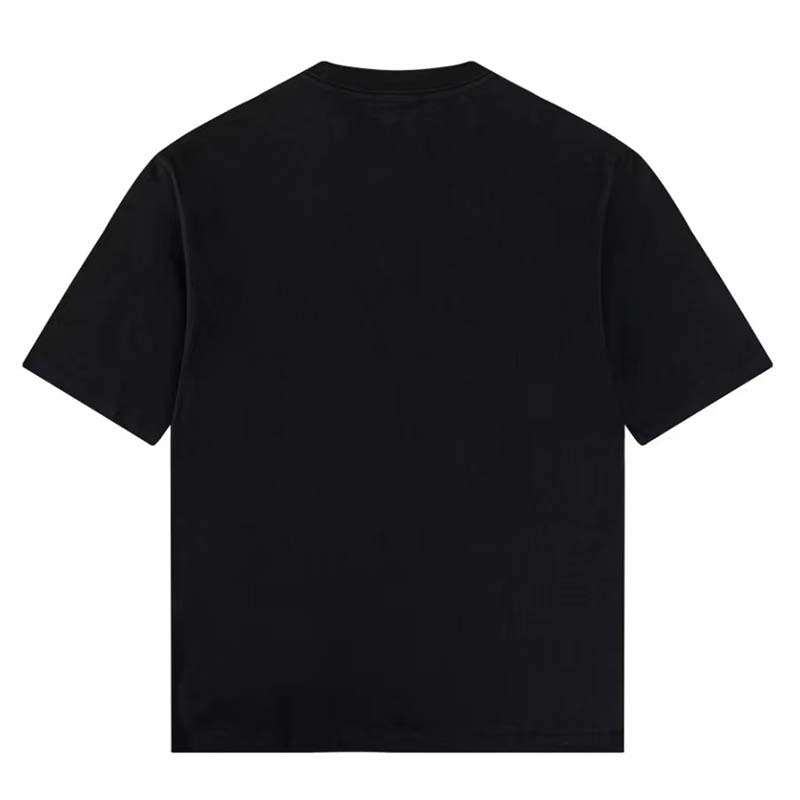 G*u*i gg women G*u*i 100 cotton t-shirt black cotton jersey crewneck oversize fit