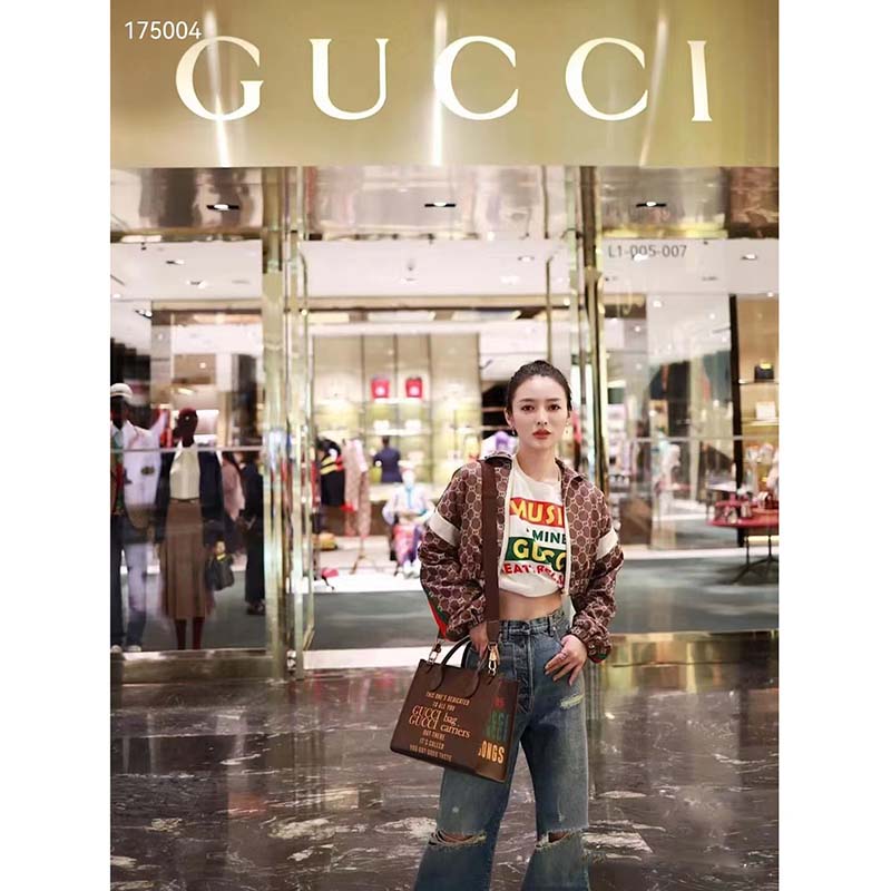 G*u*i gg women G*u*i 100 cotton t-shirt white cotton jersey crewneck oversize fit