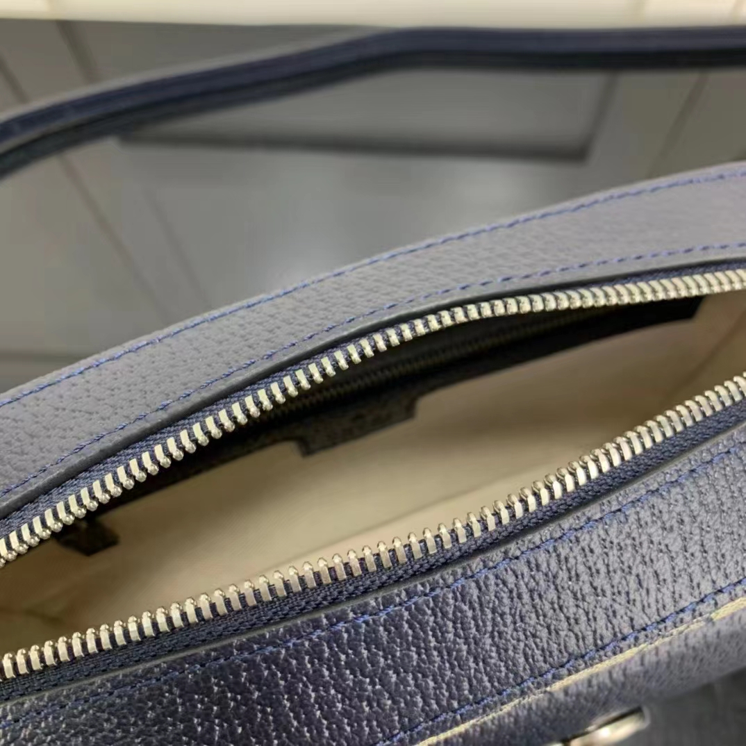 G*u*i gg unisex horsebit 1955 small bag beige blue gg supreme canvas