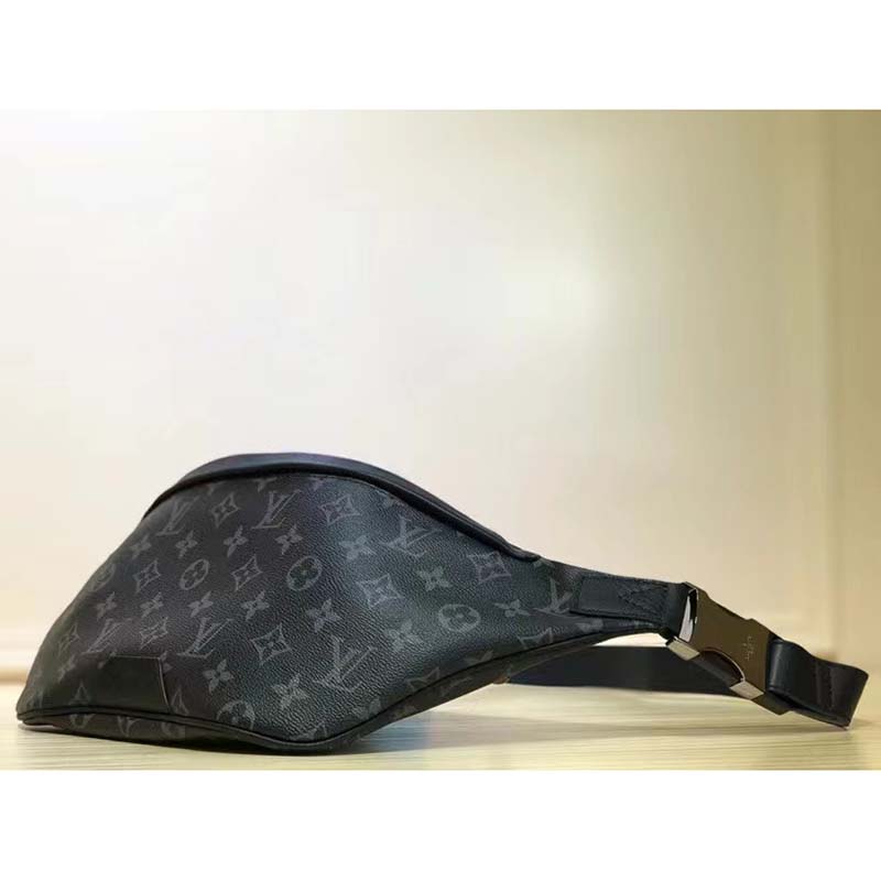 Louis Vuitton LV Men Discovery Bumbag PM Grey Monogram Eclipse Canvas