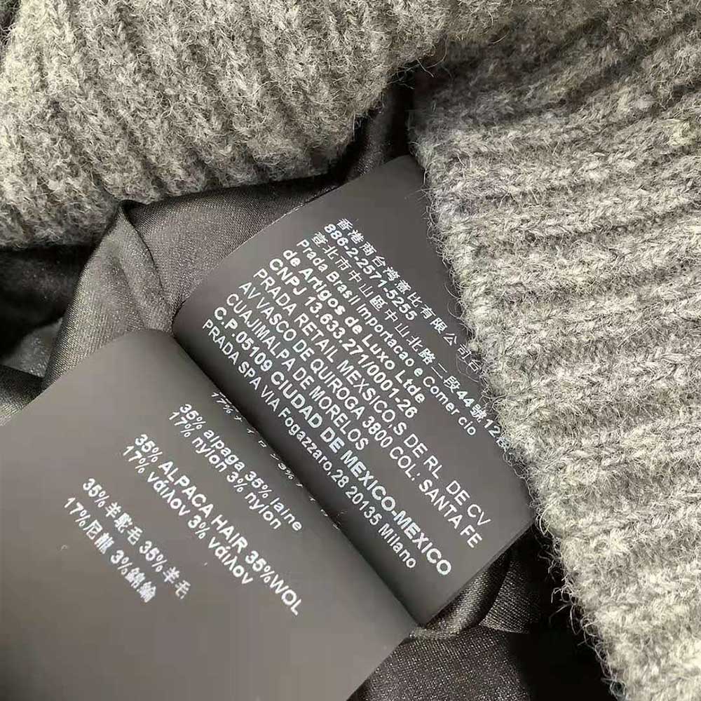 Prada Women Oversized Shetland Wool Cardigan