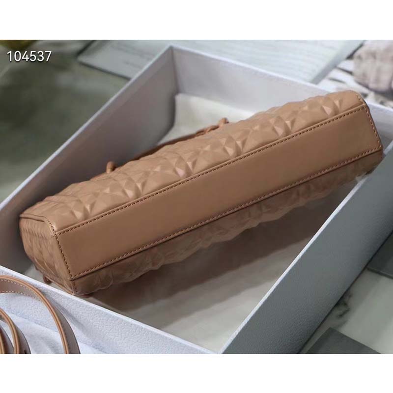 Dior Women Lady D-Joy Bag Natural Cannage Lambskin