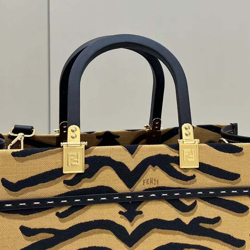 Fendi Unisex Fendi Sunshine Medium Shopper Bag Spring Festival Capsule Collection
