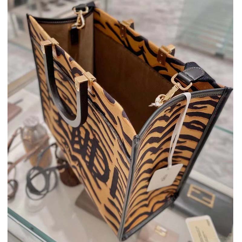 Fendi Unisex Fendi Sunshine Medium Shopper Bag Spring Festival Capsule Collection