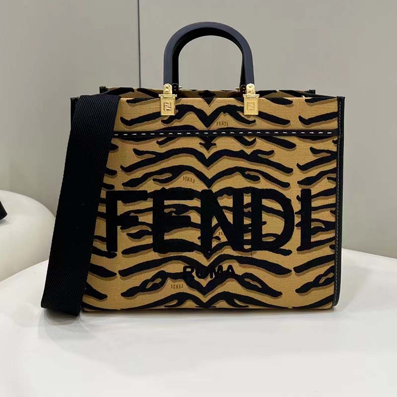Fendi Unisex Fendi Sunshine Medium Shopper Bag Spring Festival Capsule Collection