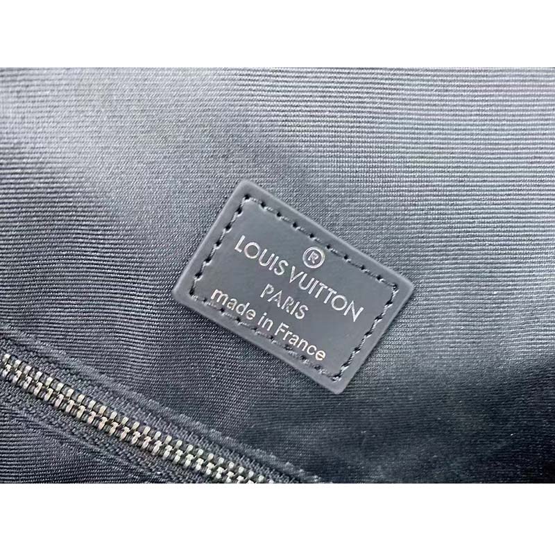 Louis Vuitton LV Unisex Christopher MM Backpack Monogram Macassar Coated Canvas