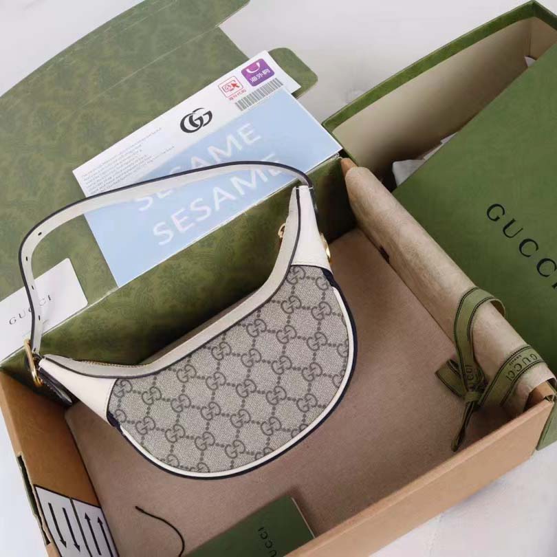 G*u*i women ophidia gg mini bag beige ebony gg supreme canvas