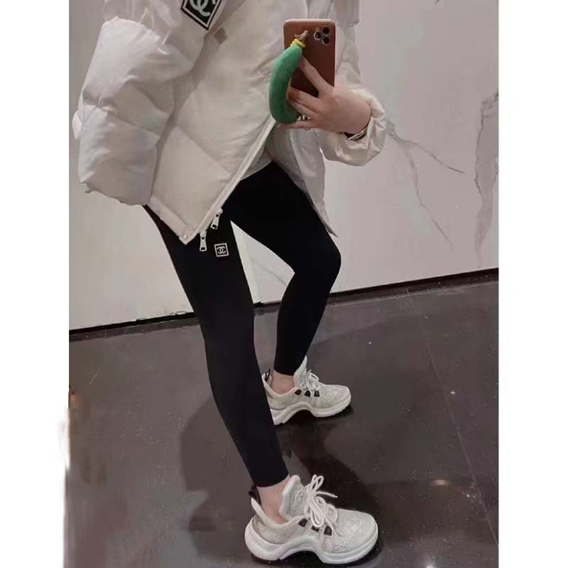 Louis Vuitton Women LV Archlight Sneaker Since 1854 Beige Jacquard Textile