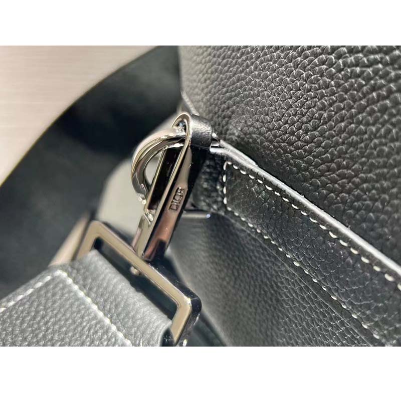 Dior Unisex CD Lingot 22 Bag Black Grained Calfskin