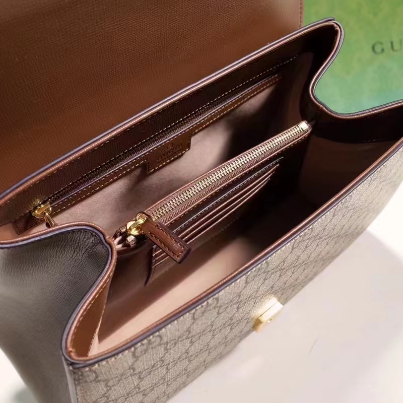 G*u*i gg women G*u*i horsebit 1955 medium bag beige ebony gg supreme canvas