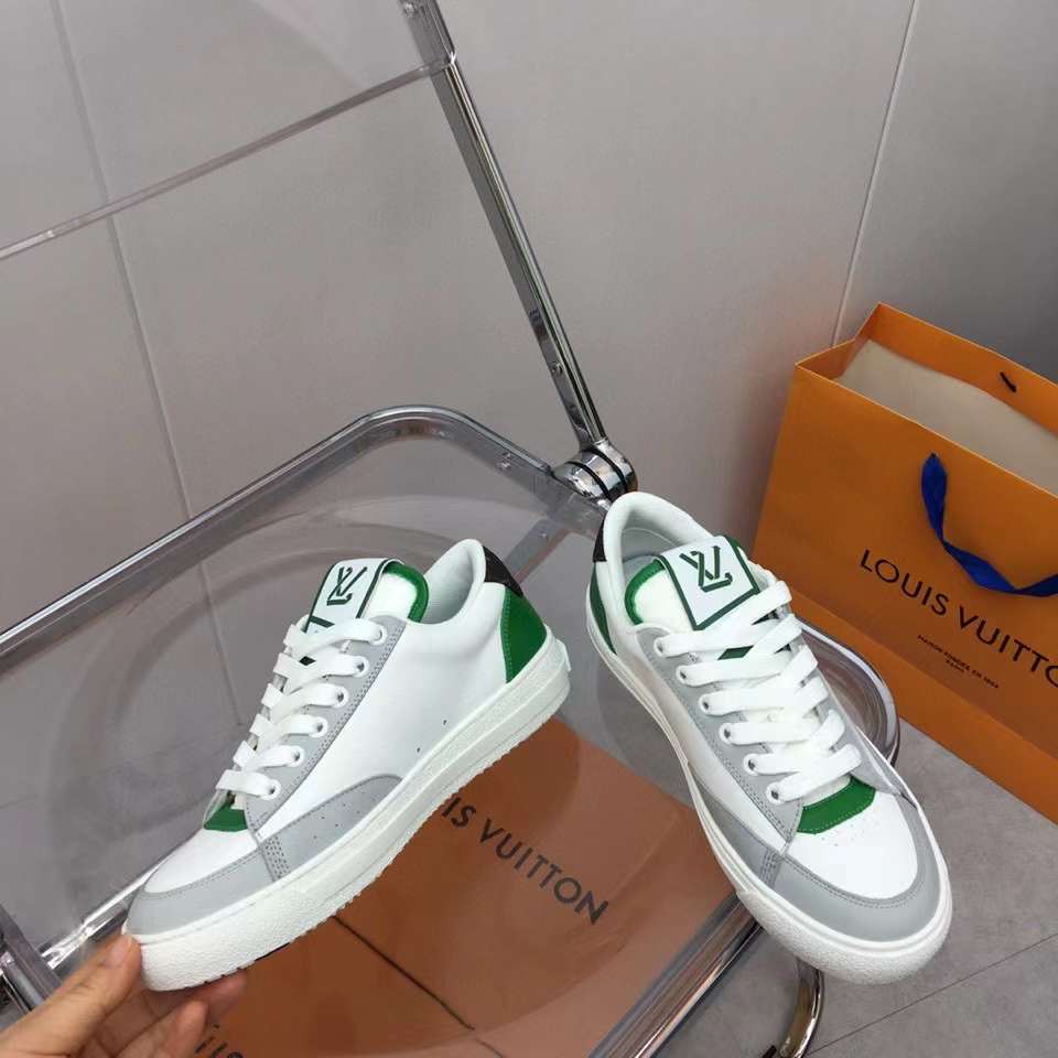 Louis Vuitton Unisex LV Charlie Sneaker Green Mix Recycled Bio-Based Sustainable Materials