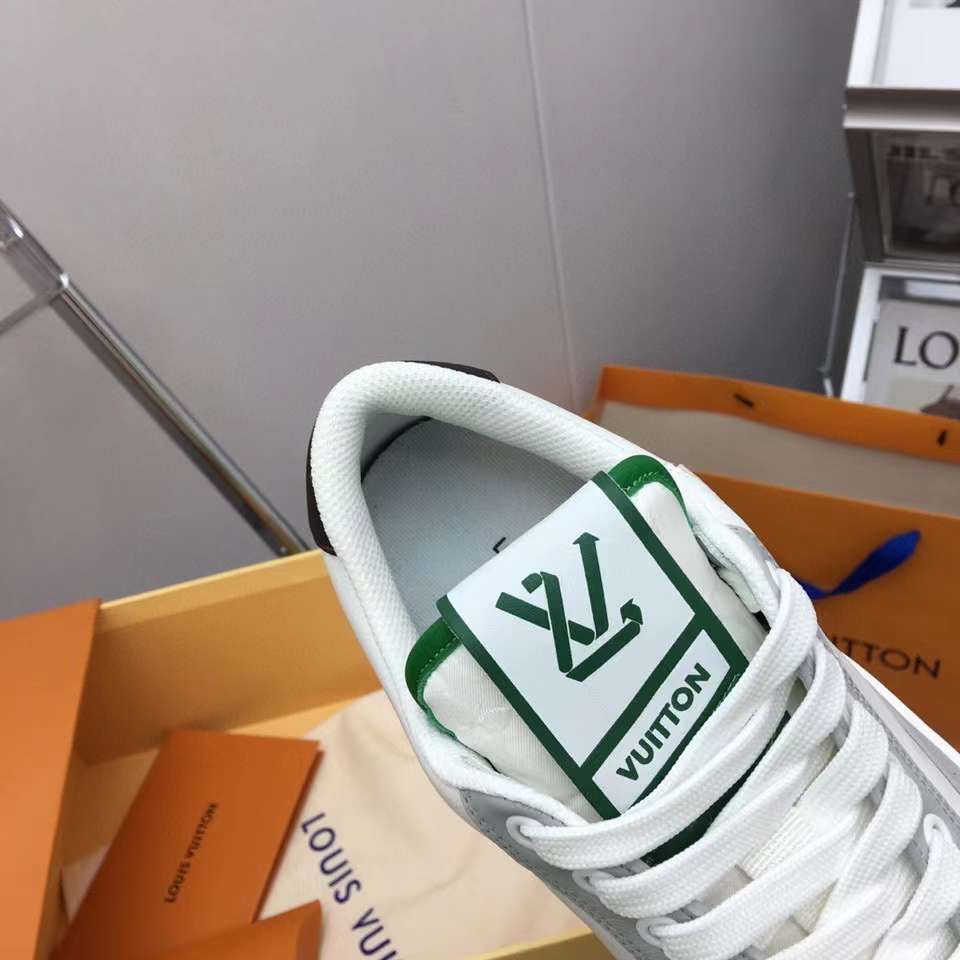Louis Vuitton Unisex LV Charlie Sneaker Green Mix Recycled Bio-Based Sustainable Materials
