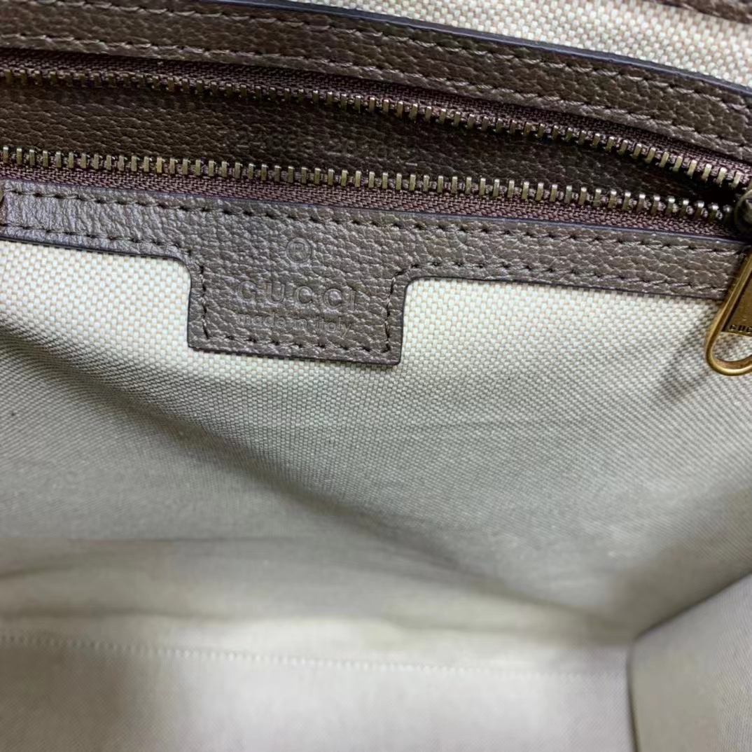G*u*i gg unisex ophidia medium tote bag beige ebony gg supreme canvas