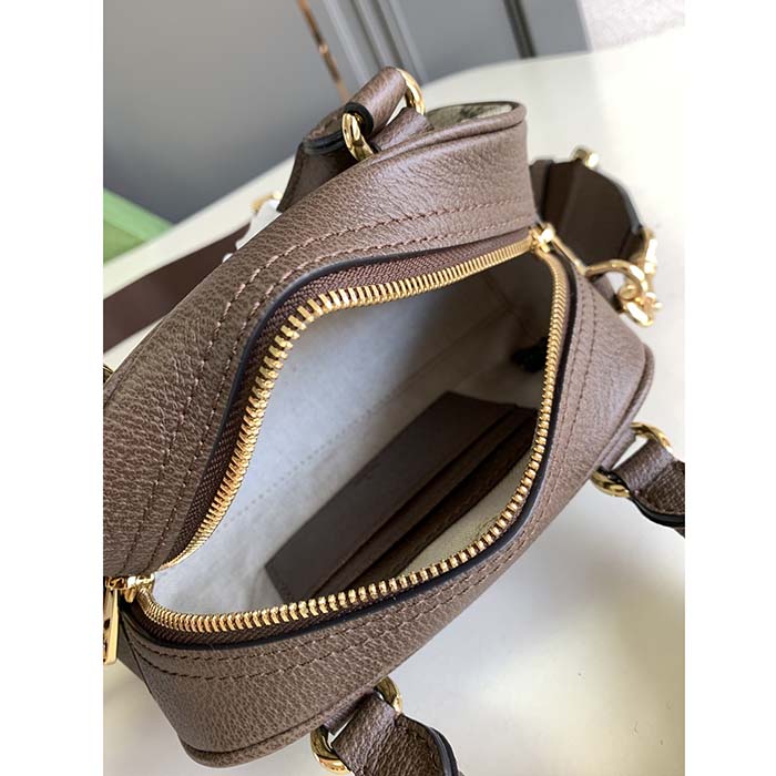 G*u*i gg women ophidia mini gg top handle bag beige ebony supreme