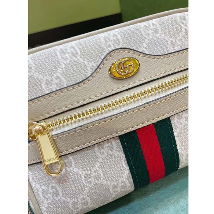 G*u*i gg women ophidia gg mini bag beige ebony gg supreme canvas