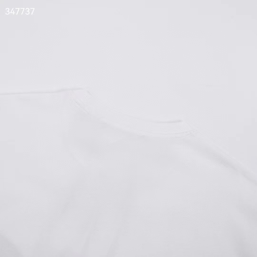 G*u*i men gg adidas x G*u*i cotton jersey ivory trefoil print crewneck short sleeves
